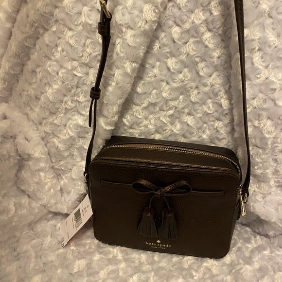 SOLD***Kate Spade Brown Leather Shoulder Bag - Picture 5 of 5